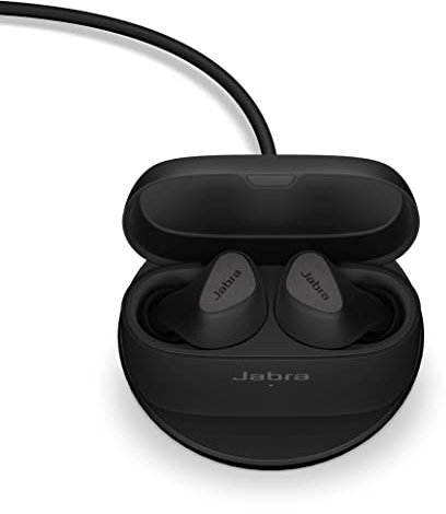 Jabra Connect 5t Work from Home True Wireless In Ear Bluetooth Earbuds with Hybrid Active Noise Cancellation (ANC), 6-mic call technology and Bluetooth Multipoint - Titanium Black