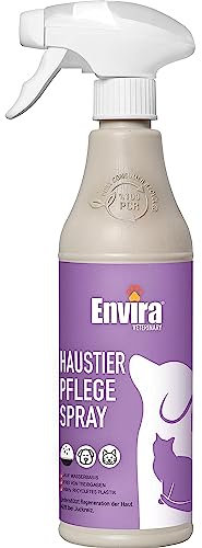 Envira Haustierpflege Spray für Hunde & Katzen - Pflegt & reinigt das Fell, unterstützt die Wundheilung der Haut & hilft bei Juckreiz - 500 ml