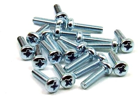 POPESQ® 20 piezas x Tornillos M2 x 16mm Cilindrico Phillips Zinc #A3721