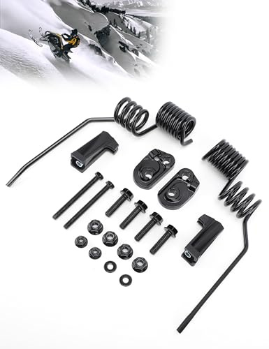 Schnee-Kratzer-Set, Feder-Eiskratzer Zur Schienenmontage, Eiskratzer Zur Schienenmontage für Ski-Doo 800R, Ersetzt 860201728, 860201140, 860201761