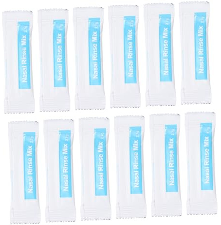 Beaupretty 40 Confezioni Bustine Di Soluzione Salina Per Risciacquo Nasale Confezioni Per Lavaggio Nasale Si Dissolve Rapidamente Granulosità Per Uso Esterno e Domestico
