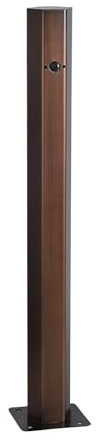 JINGSHIQIAOPL Fontana da Giardino Esterno, Fontane da Giardino Esterno, Colonna per Acqua da Giardino Antigelo Invernale, Colonna d'Acqua da Giardino Indipendente(Brown)