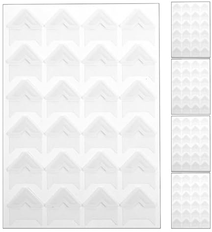 ABOOFAN Fotoecken Selbstklebend Für Fotoalbum 120 Stück Fotoalbum Klebeecken Für Scrapbooking DIY Sammelalbum Vintage Fotomontageecken Einfach Anzubringen