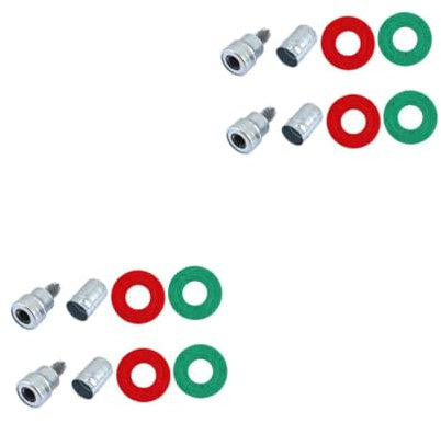 GLEAVI 4juegos Limpiadores De De Batería Con Gaskets Herramienta De Limpieza Para De Batería De Coche Diseño y Para Desoxidación y Rendimiento Óptimo