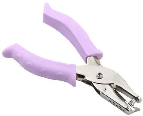 Single Hole Punching Ticket Punching Hole Pliers Puncher With Comfortable Grip For Paper Office Use Accessories