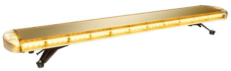 96 luces LED giratorias de 12 V, 150 lm, señal de carga/advertencia superbrillante con 16 modos de flash, IP65 resistente al agua, de aluminio/PVC, luz de advertencia LED para camiones, obras, ahorro