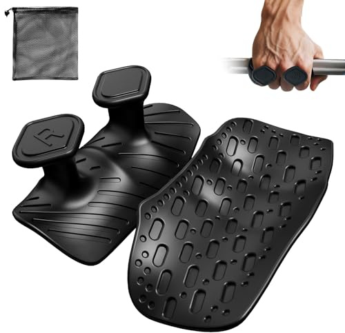 1 paio di guanti antiscivolo fitness Gym Pro Grips con impugnatura in gomma ergonomica antiscivolo per sport di forza, per uomo e donna, per sollevamento pesi, crosstraining, trazioni, fitness, con