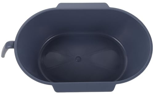 Beavorty Cubo para Inodoro de Cabecera Cubo Portátil para Silla de Inodoro con Asa Silla de Ruedas para Personas Mayores Casa