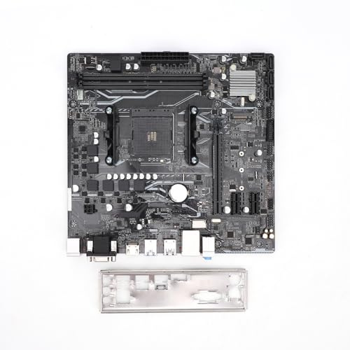 Karlak Scheda Madre A320M K Scheda Madre di AM4 DDR4 M 2 NVMe SATA USB 3.0 VGA Dual Channel 32 GB 3200 MHz OC RAID 0 1 10 con 4 SATA per APU Ryzen Athlon