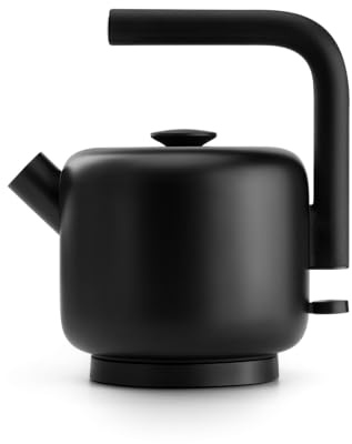 Fellow Clyde Electric Kettle - 1.5 Liter Capacity - Modern Twist On Stovetop Design, All-Purpose, Stainless Steel - Warm Water for Ramen, Oatmeal, Tea, Coffee & more - Large Capacity