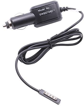 vhbw KFZ-Ladekabel kompatibel mit Microsoft Surface Pro 2 128GB | Pro, Pro 256GB Notebook, Tablet - 12V Ladegerät Schwarz 3,6 A