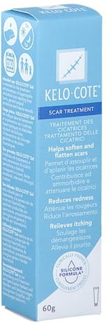 KELO de Cote silicone gel pour le traitement des cicatrices Gel 60 g