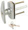 Silverline 671027 Garagentor-Schließgriff, 75 mm, Rautenform