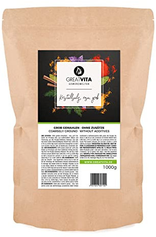 Sel cristal MeaVita gros grain de 2-5 mm, 1 paquet (1x 1000g) dans un sac