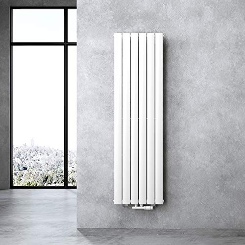doporro Radiatore Verticale da Bagno 160x46 cm a Doppio Pannello da Parete | Acciaio al Carbonio, Pannello a Doppio Strato, Montaggio a Parete, Riscaldamento ad Acqua Calda, Funzione Portasciugamani