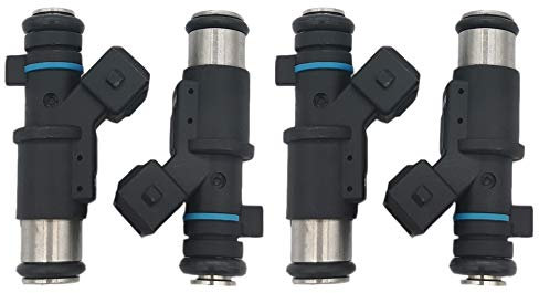 Amrxuts 4 Pezzo 1984.E0 1984E0 01F002A Iniettori di carburante adatto per Citroen Berlingo Saxo C2 C3 Xsara Peugeot 1007 206 306 307 Partner 1.4 1994–2015