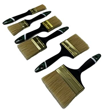 Pennello da pittore, 72 pezzi, set di pennelli piatti 25/38/50/63/75/100 mm, 12 pezzi