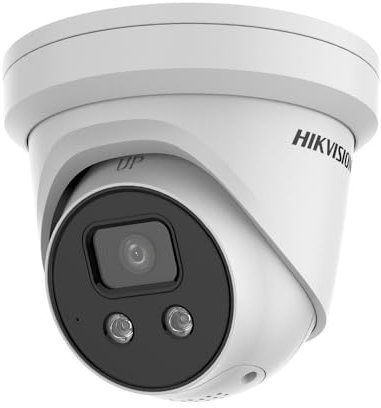 Hikvision DS-2CD2386G2-IU (2.8 mm) (C) 8 Megapixel Turret IP Camera | AcuSense AI False Alarm Filter | for Indoor and Outdoor Use | 120 dB WDR