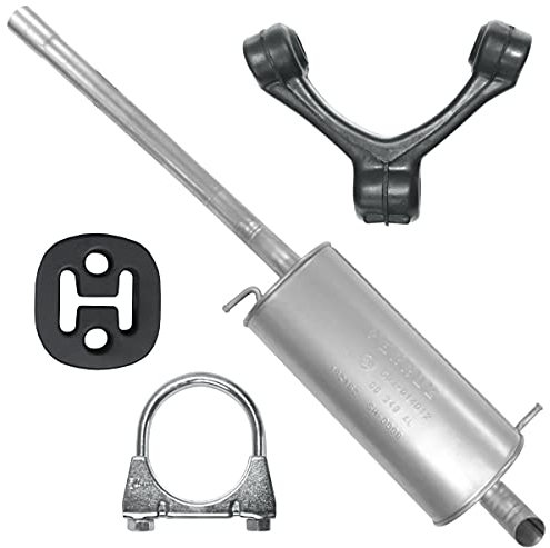 Adamot Endschalldämpfer Auspuff Endtopf für VW Caddy III 3 2K 1.6i