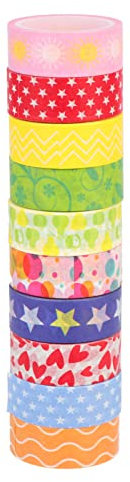 STOBOK 40 Rollen Taschen- Und Papierklebeband Kunsthandwerk Klebeband Weihnachtsband Weihnachtsdekorband Weihnachts-washi-tapes Geschenkbänder Japanisches Papier Weihnachten Partybedarf