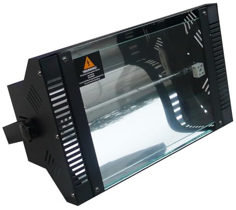 Bmi Stroboscope - 1000Watts - Lumière Stroboscopique à Ampoule Incandescente de 1000W avec Clignotement à Vitesse Règlable - Montage en Rack - Jeu de Lumière