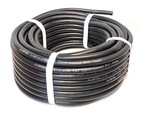 Compressed Air Line Rubber Hose - 1/4 ID - 5m, 10m, 15m, 20m or 25m Available (5 Metres)