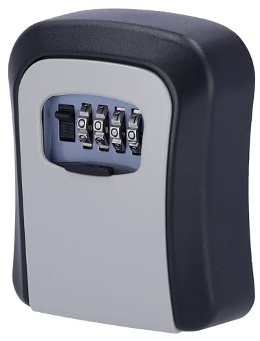 NIVIAN - Cassetta di sicurezza per chiavi, scatola di serratura, armadietti delle chiavi, parete. Alta resistenza, per case e affari (Cassetta)