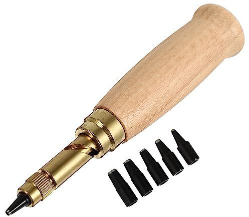 Anneome 6-in-1-stanzwerkzeug Aus Legiertem Automatischer Gürtellocher Lederstanzer 1 5 Mm - 4 Mm Für Handtaschen Kleidung Segeltuch