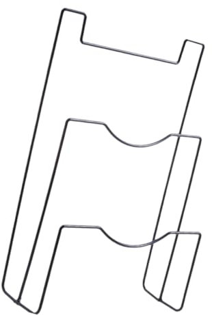 ABOOFAN Eisen Kunst Küchenschrank Topfdeckel Halterung Organizer Multifunktionales Gestell Für Pfannen Schneidebretter Und Geschirr Platzsparend Ohne Bohren Schwarz