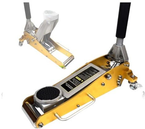 1.5 TON ALUMINIUM & STEEL NEW LOW PROFILE LIGHTWEIGHT TROLLEY JACK RACING CAR