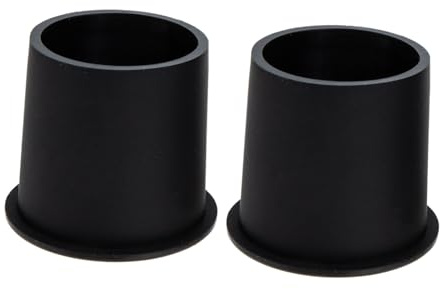 BCOATH 2 Pièces Kit Bouchons de Trou pour Parasol de Table Silicone Noir Résistant Chaleur Abrasion Accessoire de Fixation Anti-Vent pour Parasols de Patio Extérieur
