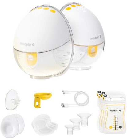 Medela Motion InBra Elektrische Milchpumpe, tragbar, wissenschaftliche Technologie, diskretes anatomisches Design, individuelle Passform für 95% der Größen, leicht, wiederaufladbar