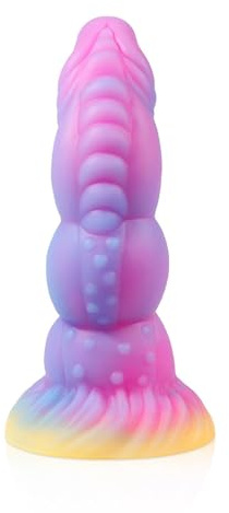 WEJFHBCOV Godemiché lumineux SM en silicone, monstre dragon, jouet sexuel de massage anal fantastique for hommes et femmes