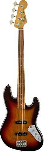 Fender 0196208800 Jaco Pastorius Jazz Bass BUNDLOS Pau Ferro Griffbrett UFO Sunburst E-Gitarre