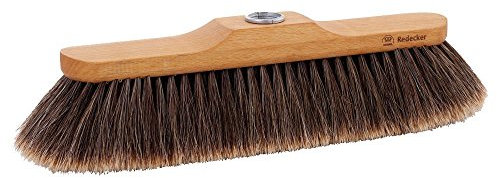 Redecker Bürstenhaus GmbH 120330 Stubenbesen 30cm Besetz Mit Feinem, Dichten Rosshaar Und Beölten Buchenholz