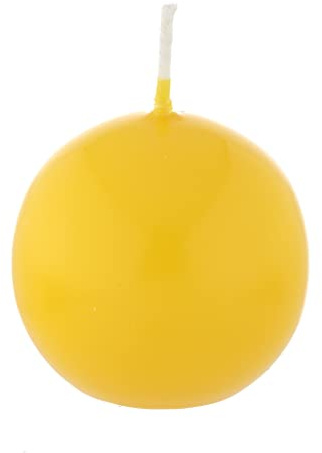 Kugelkerzen Goldgelb 5 cm, 16 Stück