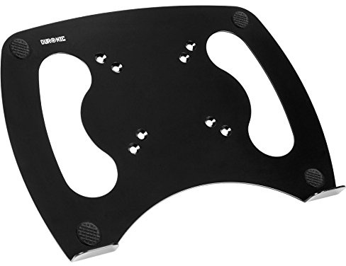 Duronic Laptop-Aufsatzständer DML2, Schreibtischhalterung für Laptop, Tablet oder MacBook, VESA 75/100, 8 kg Kapazität, kompatibel mit DM15 DM25 DM45 DM55 DM65 DMUSB DMDC DMG | Zubehör für Monitorarme mit VESA 75 und 100 Monitorhalterung