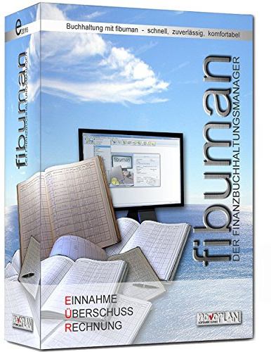 fibuman e mit eFaModul - Jahresversion 2025 - Komplettpaket Einnahme-Überschuss-Buchhaltung mit elektronischer Datenübertragung der Umsatzsteuer-Voranmeldung - Windows