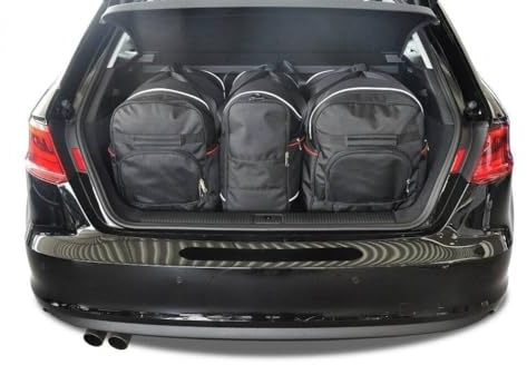 KJUST Dedizierte Kofferraumtaschen 3 stk kompatibel mit AUDI A3 8V 2012-2020