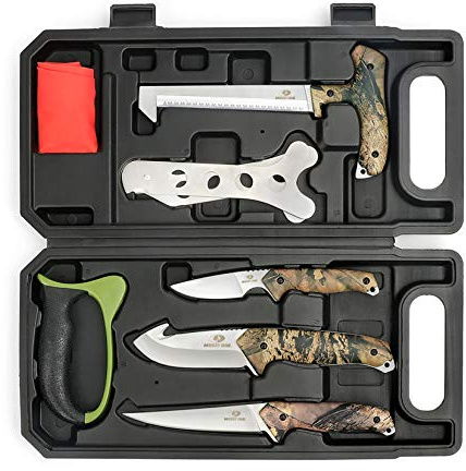 MOSSY OAK Field Dressing Kit, Portable Butcher Game Processor Set (8-piece)