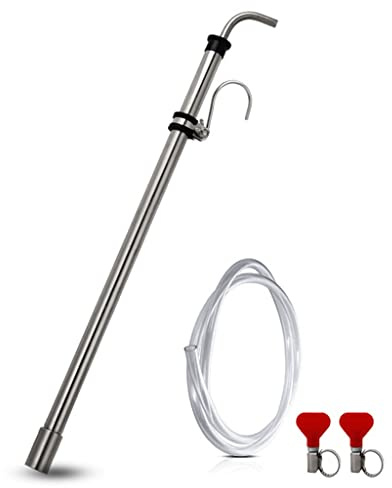 Brewing Auto Siphon, Stainless Steel Siphon Racking Cane With Carboy Clip, Homebrewer Easily Faster Transfer Wort From Container, 1pcs (Color : Auto siphon kit)