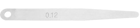 5Pcs 0.12Mm Spessore Spessimetro .12Mm Spessimetro, Calibro Metrico Filler Spessore Strumento di Misurazione (0.12)