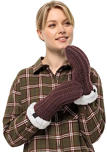 Jack Wolfskin Damen Highloft Knit Mitten W Handschuh (2er Pack)