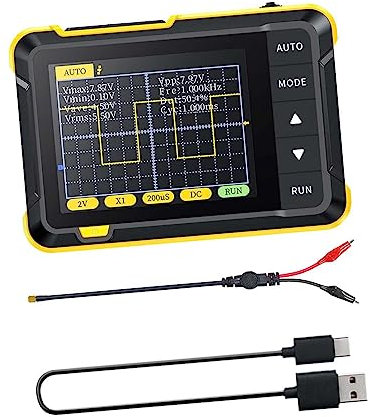 Perfeclan Digitales Oszilloskop, 200 kHz, 400 V, Tragbar, Multimeter für Elektronik
