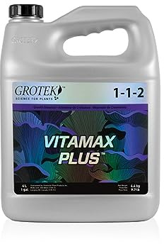 GROWMANIA Fertilizante Vitamax Plus de Grotek 4L | Abono Estimulador de Floración y Frutos de Plantas y Cultivos