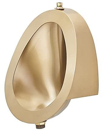 Men's Integrated Sensor Urinal, Household Stainless Steel Wall-Mounted Bathroom Urinal, Toilet Urinal with Flush Valve and Drain (Wall Drainage Set 1) (Wall Drainage Set 3)