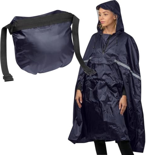 Regenponcho in Gürteltasche