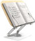 Gwezmxs Atril para Libros, 360° Ajustable Madera Soporte para Libros Leer, Plegable Atril Lectura, Book Stand Holder