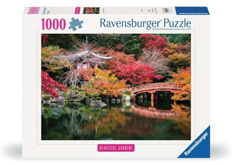 Ravensburger Puzzle 12000849 - Beautiful Gardens, Daigo-ji, Kyoto, Japan - 1000 Teile Puzzle für Erwachsene und Kinder ab 14 Jahren, Puzzle mit Garten und Pflanzen Motiv