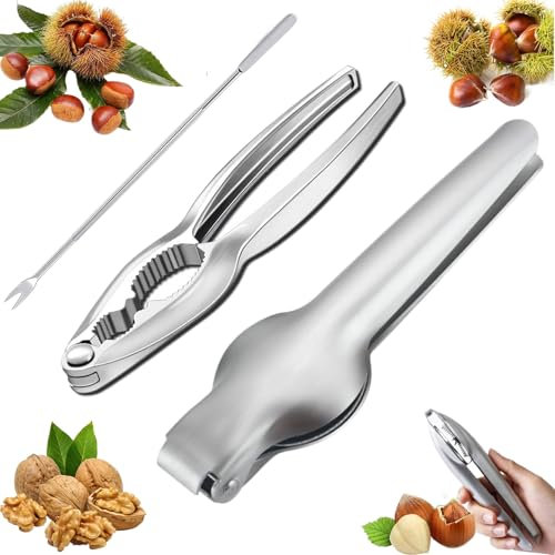 STFYUG Kastanien Schneider, Maroni Schneider, Maronen Schneider, Chestnut Opener, Edelstahl Kastanien Schneider, Maronizange Maronenzange, Nussknacker für Walnüsse, Kastanien, Nüsse (A)